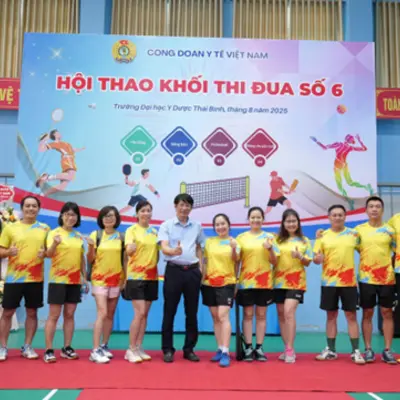 Công đoàn Trường Đại học Dược Hà Nội tham gia Hội thao Khối thi đua số 6 – Công đoàn Y tế Việt Nam